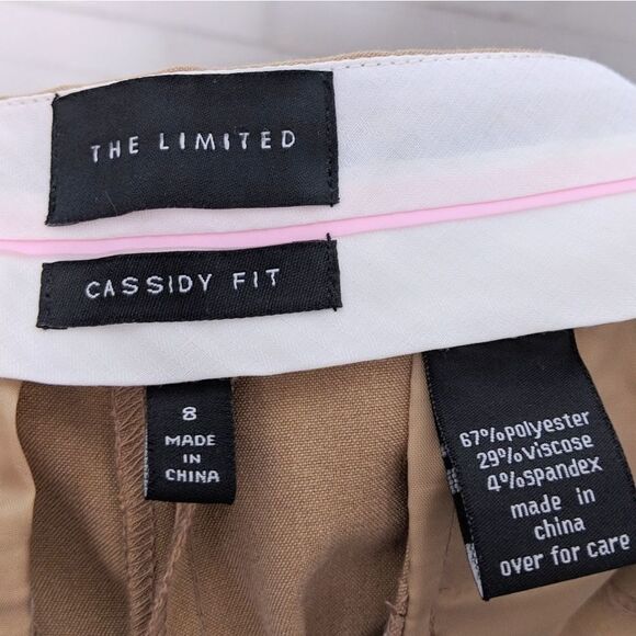 THE LIMITED Cassidy Tan Straight Leg Pants 8 - Picture 7 of 9